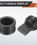 Heavy Duty Hydraulic Slot Punch Die 7x20mm In 40Cr Steel for CH60 Machine, upper and lower dies, multi-angle view display