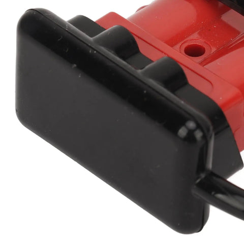 Fauitay 50A Quick Battery Connector Plug Kit with Rubber Sleeve For High Conductivity Wiring In RV Tractor Solar Systems Up To 36V Heavy Duty Power Link, red and black