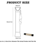 Heavy Duty Commercial Coffee Knock Box Featuring Hella Solid 6 Point 8 Liter ABS Grounds Disposal Bin and No Fuss Barista Station Kit To Kickin Up Your Daily Cafe Setup size dimensions diagram.