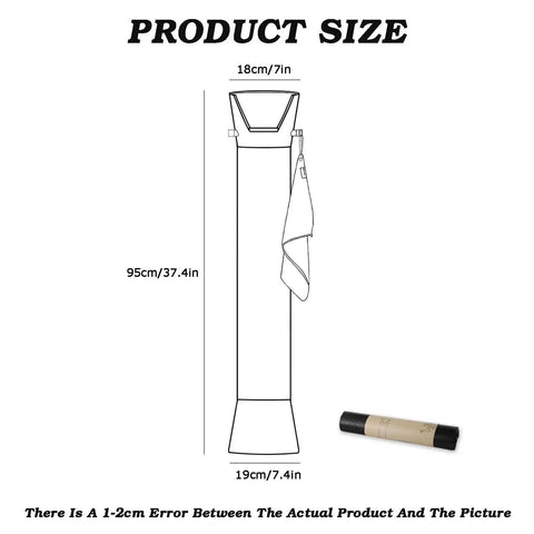 Heavy Duty Commercial Coffee Knock Box Featuring Hella Solid 6 Point 8 Liter ABS Grounds Disposal Bin and No Fuss Barista Station Kit To Kickin Up Your Daily Cafe Setup size dimensions diagram.