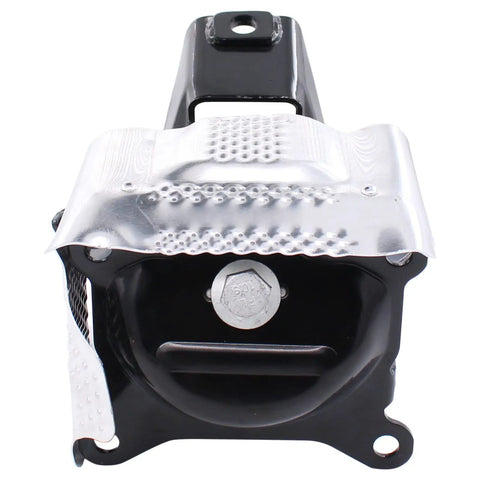 Built Tough Front Left Hydraulic Engine Motor Mount With Bracket, detailed view showing the top angle and mounting bolt.
