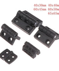 Rotating Concealed Door Hinge For Cabinets And Small Black Plastic Bearing Hinge 1 Piece Easy Install Lightweight Yet Strong