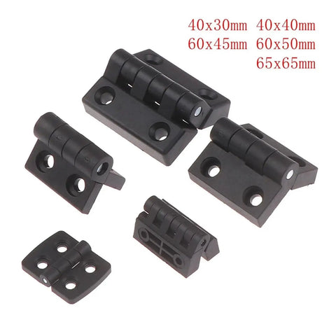 Rotating Concealed Door Hinge For Cabinets And Small Black Plastic Bearing Hinge 1 Piece Easy Install Lightweight Yet Strong