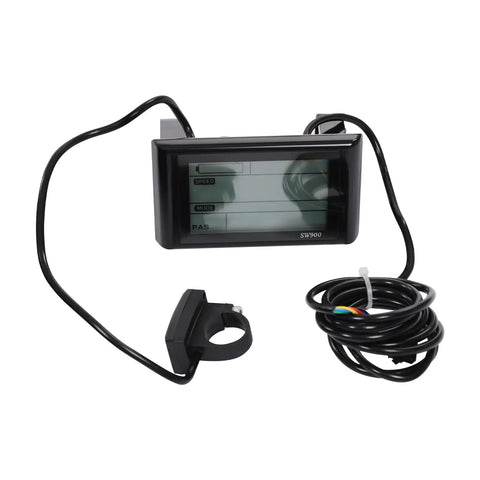 LCD display and wiring for 24 Inch Front Wheel Ebike Conversion Kit With 48V 1500W Hub Motor Controller Pedal Assist Sensor