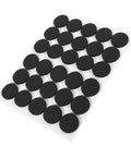 30 Pack Rubber Feet Pads Self Adhesive Black Round Furniture Leg Protectors For Tables, Chairs, And Sofas, Non Slip Grippy, Scratch And Noise Reduction, 1 Inch Diameter, Floor Safe And Easy To Apply