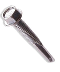 Self Drilling Tek Screws With Hex Washer Head For Attaching Sheet Metal To Steel Zinc Plated Steel Size 12 24 By 1.5 Inch Pack Of 250