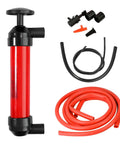 Grab-And-Go 3-In-1 Siphon Fluid Transfer Pump For Gas, Oil And Liquids with hoses, inflator kit, and accessories