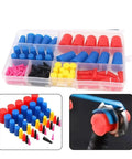 Premium Silicone Rubber Tapered Plugs Assortment 105 Pcs High Temp Masking Cone Kit For powder coating, painting, DIY in case