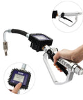 Kickass Heavy Duty Air Operated Oil Transfer Pump With Digital LCD Flow Meter, showing nozzle and display for fluid dispensing.