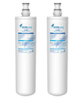 Replacement Water Filter For Filtrete 3US-PF01 And 3US-MAX Series, NSF ANSI 42 Certified, Pack of 2