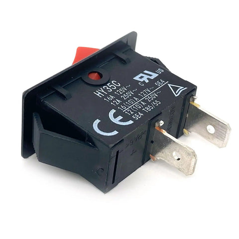 Beefy SPST Rocker Switch 2 Pin 16A 125V Or 12A 250V Push Button Control