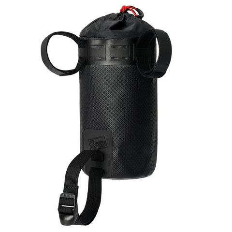 Snack And Hydration On The Go Bike Pouch, Lightweight Waterproof Handlebar Bag With 1.4L Capacity, black diamond ripstop material