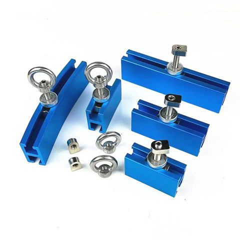 Car Dent Puller Kit Aluminum Alloy For Sheet Metal Repair, Easy Operation, Lightweight Yet Durable Repair Tool For Minor Car Dings, Reusable Auto Body Repair Set blue aluminum clamps