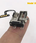 Mini 5mm Travel Stepper Motor Featuring Metal Gearbox And Four Wire Setup For Snappy Linear Actuator Control Telescopic Slider And Bullseye Micro Adjustments Hits The Mark Always held between fingers.