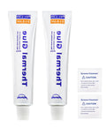 Two tubes of 20 Gram Dope Thermal Conductive Glue For Electronics, High-Performance Silicone Cooling Compound with grease cleanser packets.