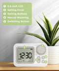 Automatic Watering System For 15 Potted Indoor Houseplants With No Fuss Digital Programmable Timer display and settings