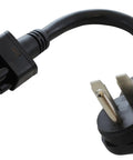 Solid Heavy Duty Ev Charging Adapter Designed For Tesla Level Two Hookups With Nema 6 30P Pigtail Plug and Smart Thermal Shutoff