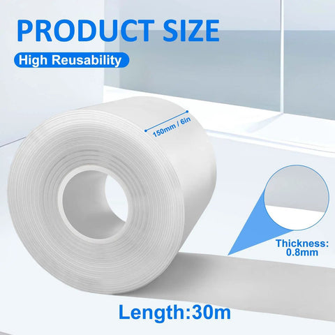 Press Brake Urethane Die Protection Film For No-Mark Bending, Durable Shield Against Scratches And Rust, 6 In By 0.012 In, 30m