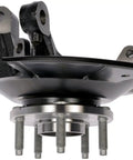 Professional Grade Front Left Wheel Bearing And Hub Assembly For 2011 2015 Ford Edge Lincoln Mkx, angle view showing bolt connections.