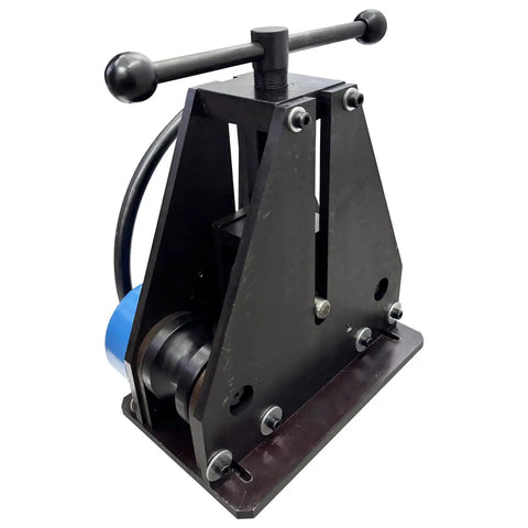 Dinenovate Tr-50 Manual Pipe Bender 1.5 Inch Tubing Roller with large handwheel for easy bending and sturdy steel construction