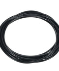 Coiled black Beefy Silicone Vacuum Hose For Automotive Vacuum Lines, 16.4 Ft Long, 0.125 Inch Inner Diameter, 0.1875 Inch Outer Diameter.