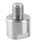 Heavy Duty Workhorse Wood Lathe Mandrel Adapter, 1 Inch Male 8 Tpi To 30 X 3.5 mm Female Thread Spindle Converter close-up view.
