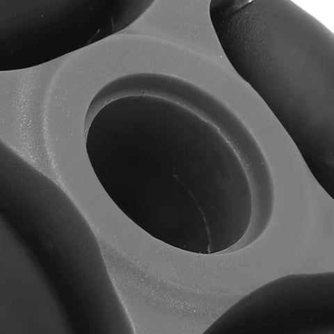 IXNAEH 48mm nylon omni-directional wheel close-up with hub bore