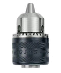 Close-up of durable drill chuck, part of PEK Replacement Parts For PFC-P Insert Accessories White Kit DIY Ready Pro Grade Spare Parts.
