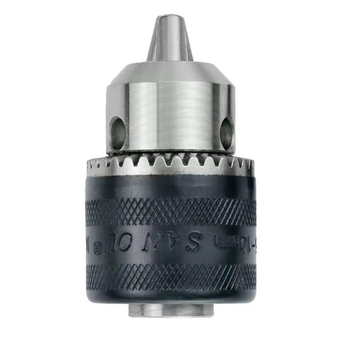 Close-up of durable drill chuck, part of PEK Replacement Parts For PFC-P Insert Accessories White Kit DIY Ready Pro Grade Spare Parts.
