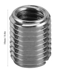 10Pcs Self Tapping Thread Inserts Kit M8x1 Male And M6x1 Female Threads With Extension Sleeve Conversion For Dope Solid Thread Upgrades And Quick Metal And Furniture Fixes., 10mm 303 stainless insert
