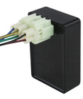 DC 6 Pin CDI Module With 4 Plus 2 Pin CDI Cable Harness For GY6 50cc 125cc 150cc ATV Go Kart Moped Scooter Quad Bike 4 Wheeler Beefed Up Power With Smooth Starts, view of connectors and wiring
