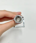 Top Notch Sidewall Fire Sprinkler Head One Inch Thread No Fuss Automatic Heat Activation At 155 Fahrenheit Heavy Duty Build smooth setup visible in hand.