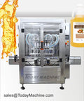 Fully Automatic Liquid Filling Capping And Labeling Machine For Honey Juice Oil Bottles with transparent design and argan oil jug