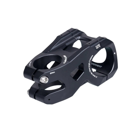 Ultra Lightweight Aluminum Mountain Bike Stem For 1-1/8 Steerer, 31.8mm Handlebar, 35mm Clamp, CNC Machined, Only 132g, All Mountain Downhill Freeride Ready, Black