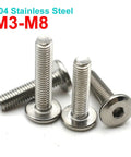 304 Stainless Flat Head Hex Socket Screws For Furniture And Metalwork M3 To M8 Countersunk Bolts With Easy Install