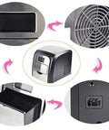 Compact Countertop Ice Maker Whips Up Quick Chill Cubes In Minutes Flat, multiple angles showcasing features and design.