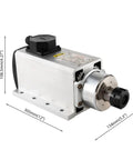 Plug And Play 4KW 220V CNC Spindle Motor Kit With Air Cooled Spindle VFD Inverter ER25 6mm Collet Aviation Wire And Drill Bits