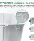 Close-up of Right Door Refrigerator Shelf Basket Bin Assembly Replacement Part For LG Kenmore Sears Models, showing fit details.