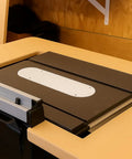 Zero Clearance Table Saw Insert Throat Plate For Safer Cleaner Cuts, Closes Gap For Thin Offcuts, Delta Style Compatible