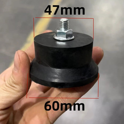 8mm Thread Shock Absorbing Feet For Compressors And Oil Free Machines Nonslip Rubber Pad With Mounting Hardware
