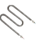 Premium Electric Finned Tubular Heater Featuring Heavy Duty Oven Heating Element For Rapid Warm Up And Hella Efficient Air Circulation At 220 Volts With Flexible Wattage Choices, detailed view of finned tubular design.