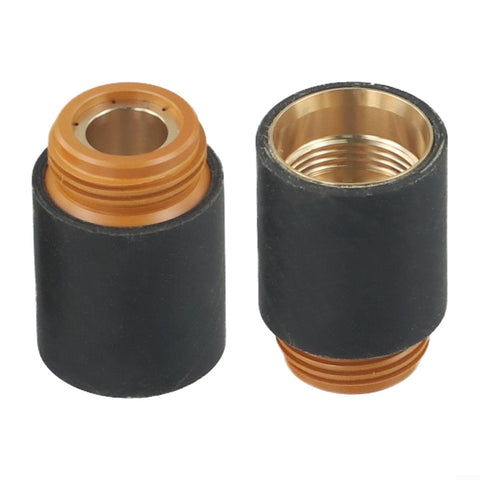 2 Pack PMX45 Plasma Cutter Retaining Caps Heavy Duty Polymer Replacement Easy Install Heat Resistant Cap for Metalworking and Industrial Cutting