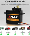 Emax ES08MAII 12g Analog RC Servo For 1 24 Axial SCX24 Bronco JLU Gladiator C10 Deadbolt B17 Upgrade Parts Beefy 2 Kg Cm Torque