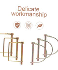 10 Piece Farm Utility Trailer Linch Pin Set Heavy Duty Shaft Locking Pins For Trailer Hitches Boats Trucks And Towing Built Tough As Nails Corrosion Resistant Color Zinc Coated Quick Release Safety Fasteners with delicate workmanship displayed against white background