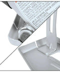 Close-up of the base and adjustment mechanism of the 14 Inch Electric Angle Cutter Powered By A Rugged Fifteen Amp Motor.