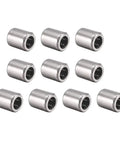 Needle Roller Bearings 6mm Bore 10mm OD 12mm Width Chrome Steel Needles Steel Cage One Way Clutch Bearing 10 Pack