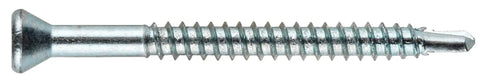 Pro Grade Trim Screws For Weekend Warriors Number 6 Size 2 1 4 Inch Yellow Zinc Self Drilling Fasteners close-up view.