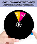 Door Sign For Office With 6 Inch Privacy Indicator And 6 Color States shown rotating with options highlighted