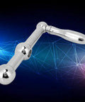 Beefy High Hardness Milling Machine Ball Handle Kit With Three Ball Crank For Bridgeport Style Mills, ergonomic chrome design