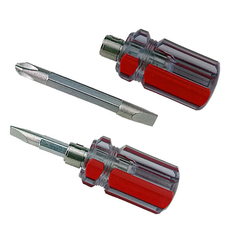 Grab And Go Mini Screwdriver Set For Home DIY And Quick Fixes, Double Ended With Flathead And Phillips Tips, Compact Portable Tools
